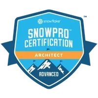 Snowflake SnowPro Advanced Architect badge